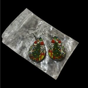 Festive Christmas Tree Earrings